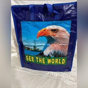 REUSABLE TOTE BAG  With Zip Closure